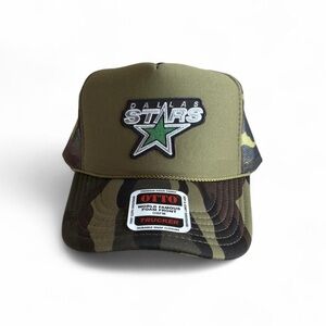 RARE throwback OTTO Camouflage Trucker Hat with Green Logo